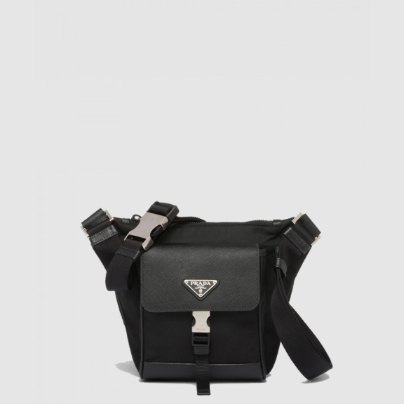 Re-Nylon Saffiano Shoulder Bag 2vh160