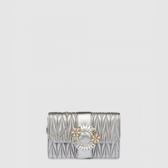 matelassé Flower Mini Bag 5BH095