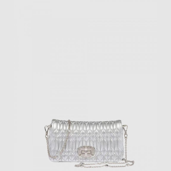 Miu Crystal Napa Leather and Crystal Mini Bag 5BP079