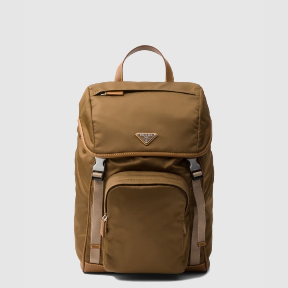 Prada Re-Nylon and Leather Backpacks 2VZ135