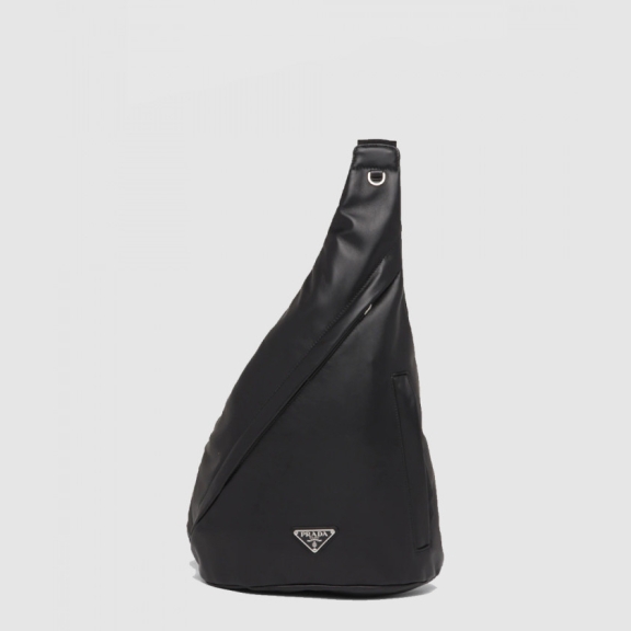 Re-Nylon Leather Backpack 2VZ092