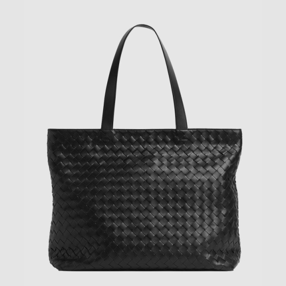 Large Intrecciato Zipper Tote Bag 786666