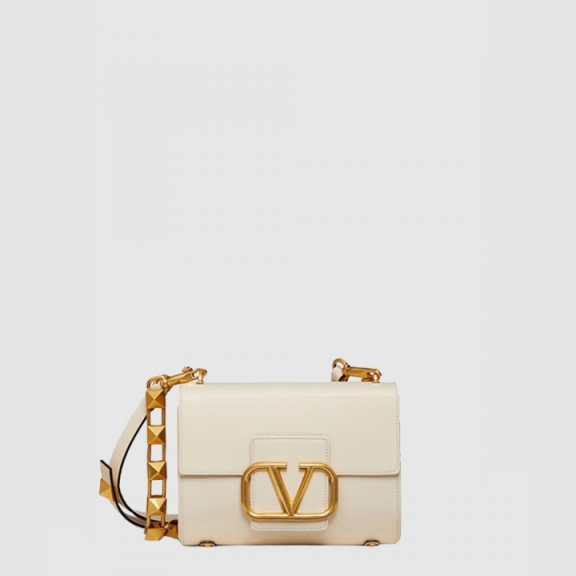 Studded Sign Shoulder Bag