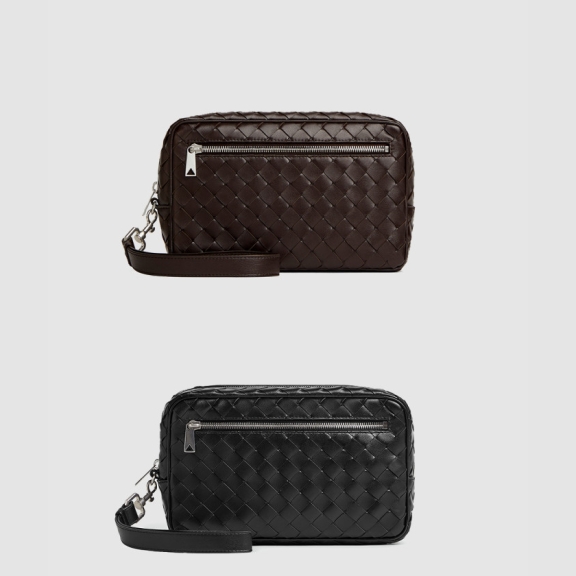 Intrecciato Wristlet Strap Pouch 777390