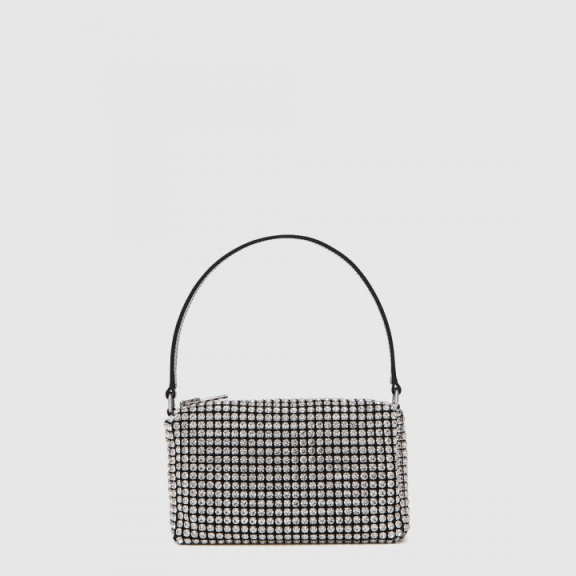 Airless Rhinestone Mesh Pouch 2019P0