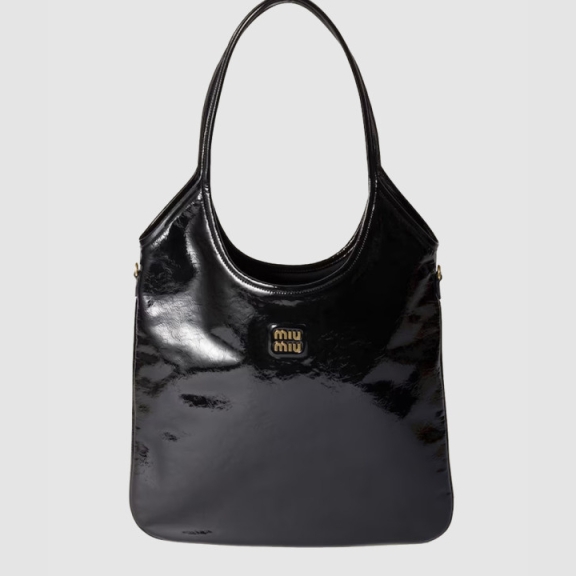Miu Miu Naplac Patent Leather Ivy Bag 5BG231