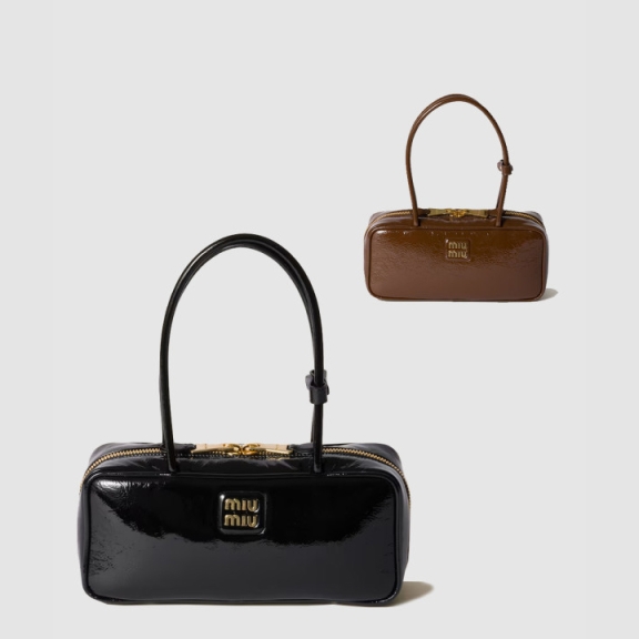 Miu Miu Naplac Patent Leather Boback 5BB173