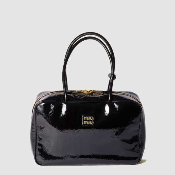 Miu Miu Naplac Patent Leather Bobac 5BB117