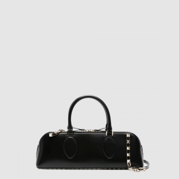 Rockstuds East West Leather Tote Bag