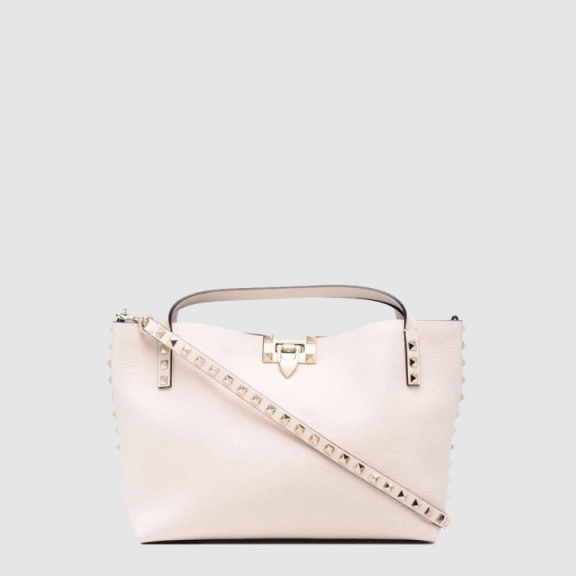 Contrast Lined Rockstud Bag