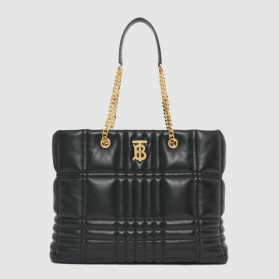 Medium Quilted Lambskin Lola Shopper Shoulder Bag