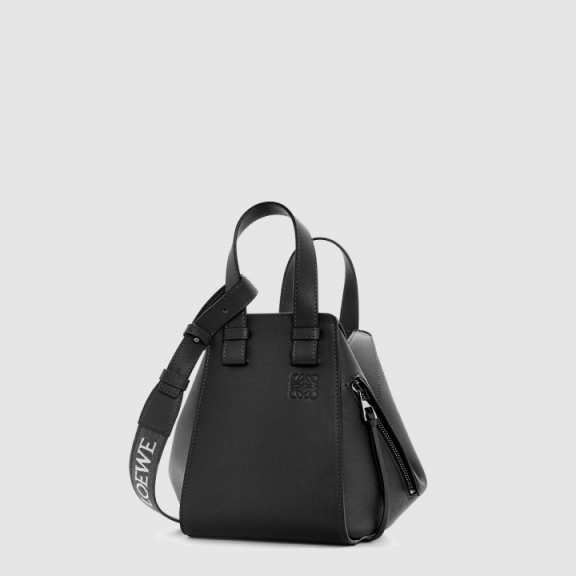 Satin Hammock Compact Bag in Calfskin