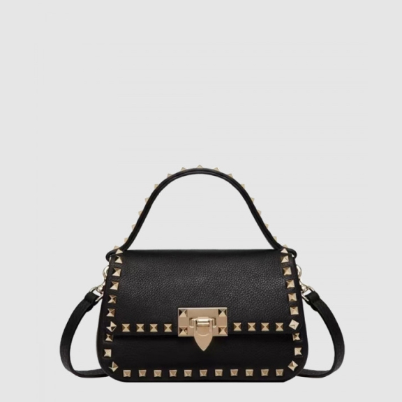 Rockstud Top Handle Bag