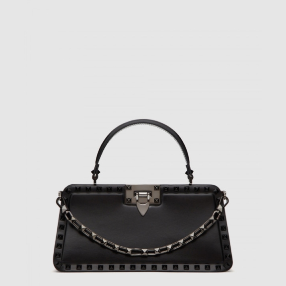 Rockstud Leather Handbag