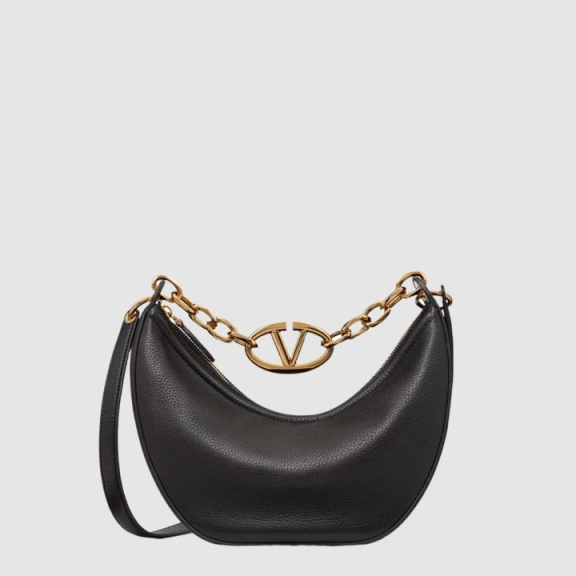 Vlogo Statement Small Hobo Bag