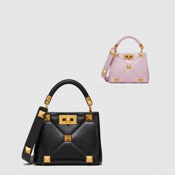 Roman Studded Bucket Bag Mini