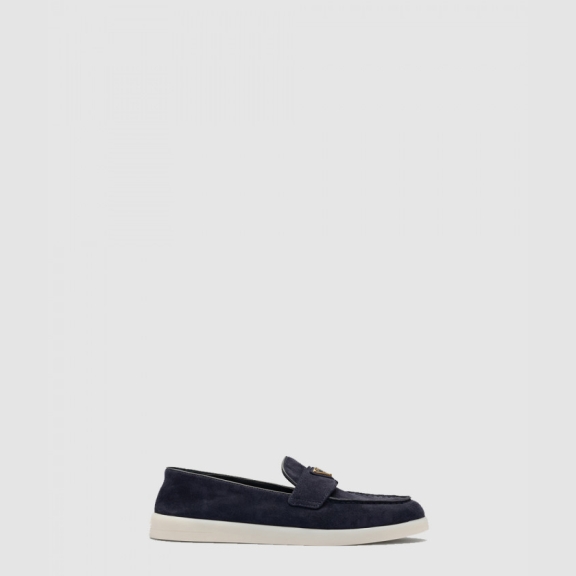 Leather Loafers in Suede 1D222N