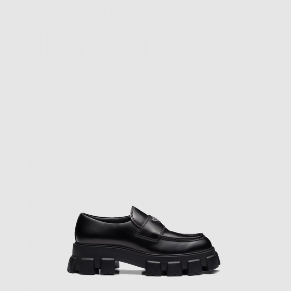 Monolith Brushed Leather Loafers 2DE129