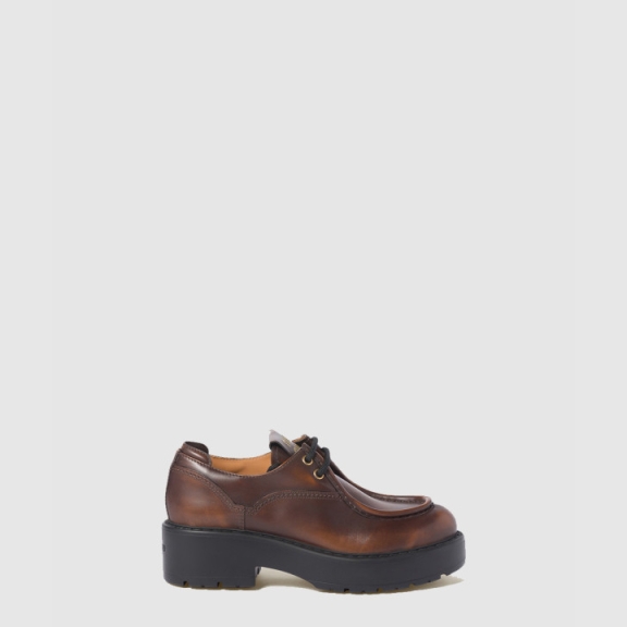 Miu Miu Lace Fumé Leather Shoes 5E964D