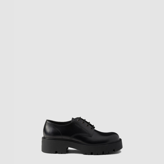 Shiny Leather Derby Shoes 2EG460