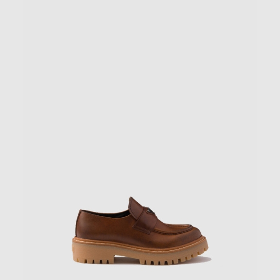 Prada Leather Loafers 1D801N
