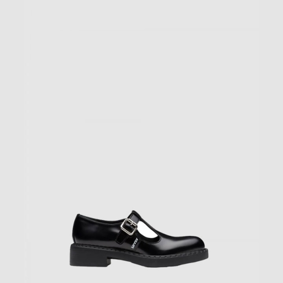 Brushed Mary Jane Strap Shoes 1E834M