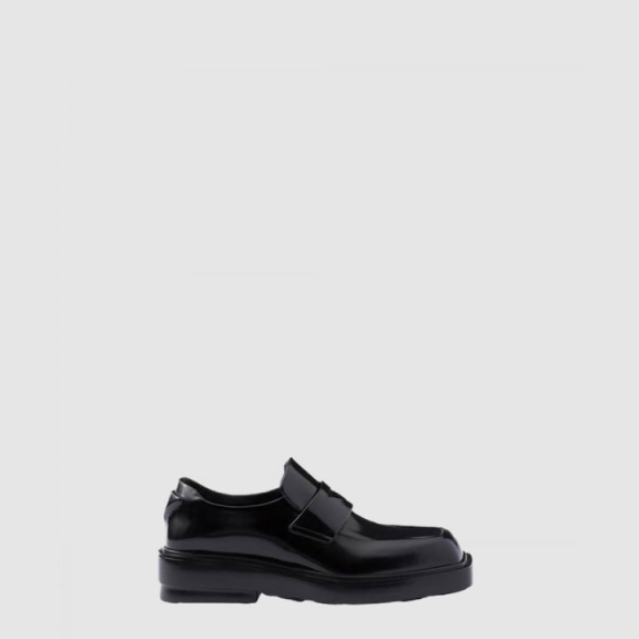 Brushed Leather Loafers 1D499N