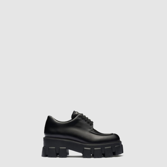 Monolith Brushed Leather Lace-Up Shoes 1E255N