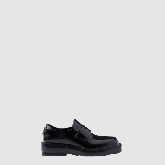 Brushed Leather Loafers 1D499N
