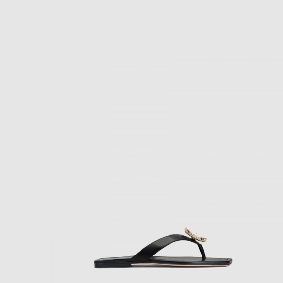 Mini Brooch Tong Sandals 5042