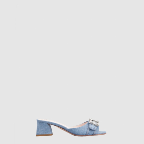 Buckle Mules 5363