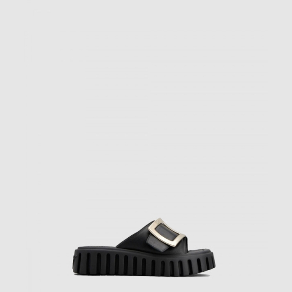Mules Buckle in Metal 7063