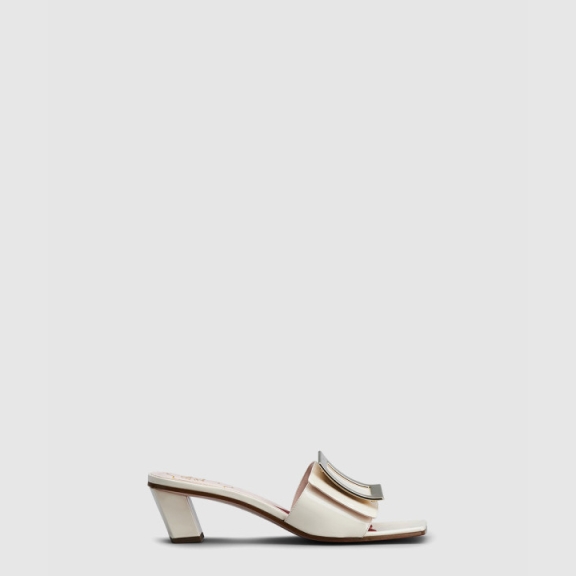 Roger Vivier Vicky Love Metal Buckle Mules 6583