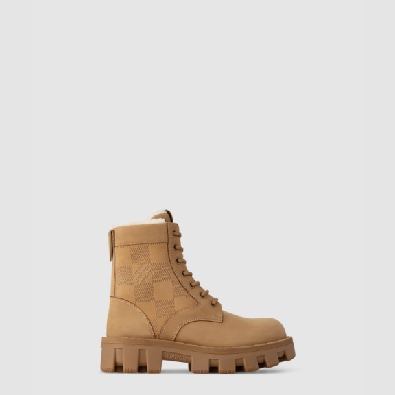 Louis Vuitton Checkered Ranger Boots 1ADEYM
