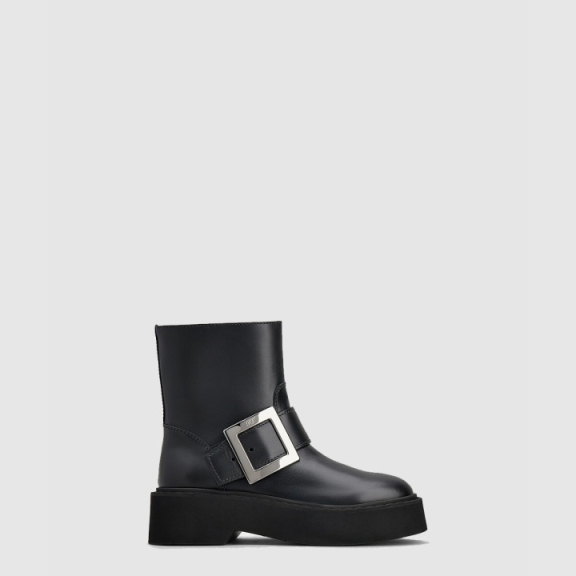 Roger Vivier Vibe Rangers Biker Booties 7403