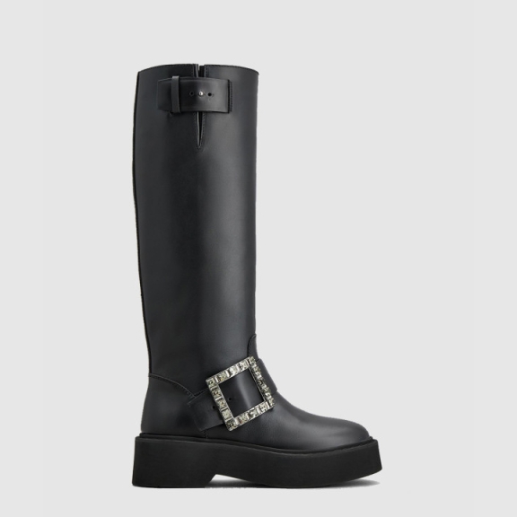 Roger Vivier Vibe Rangers Biker Boots 7403