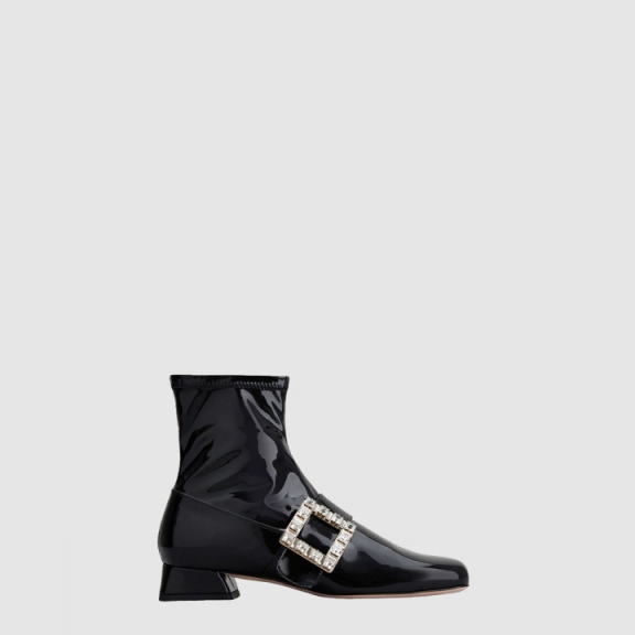 Stretch Ankle Boots in Anamel 5403