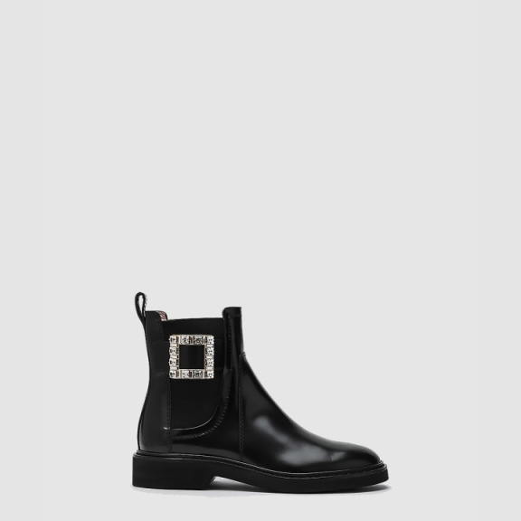 Vibe Rangers Strass Buckle Chelsea Ankle Boots 5484