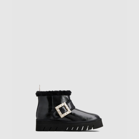 Roger Vivier Patent Leather Ankle Boots 7163