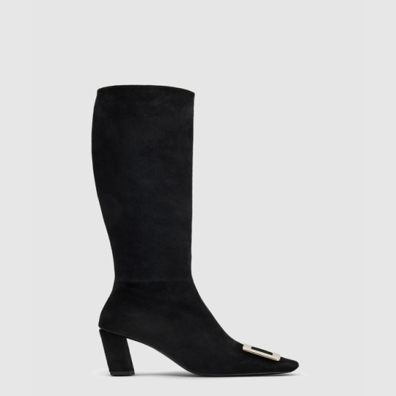 Roger Vivier Belle Vivier Metal Buckle Boots 7133