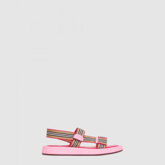 Pink Icon Stripe Sandals 8042675