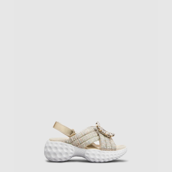 Roger Vivier Vibe Run Light Strass Sandals 6673