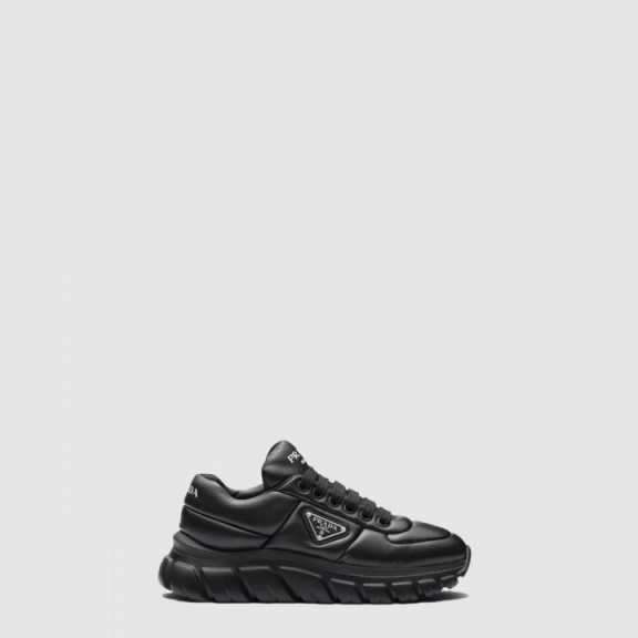 Puffer Napa Leather Sneakers 1E126N