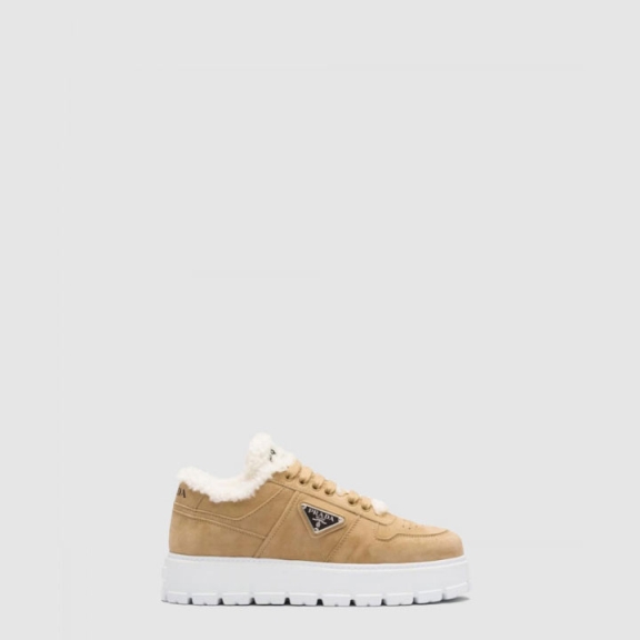 Shearlingring Suede Sneakers 1E947M