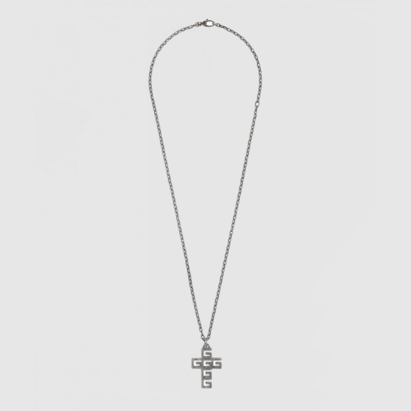 Square G Cross Necklace 552395