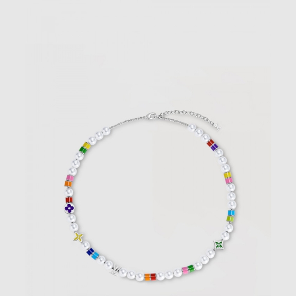 Monogram Pearl Party Necklace M01500