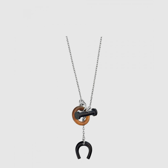 Mobile Horseback Riding Necklace