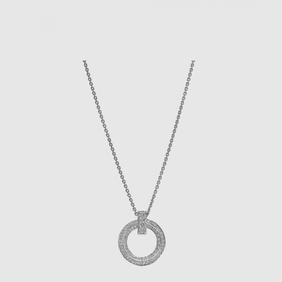 T1 Circle Pendant Necklace