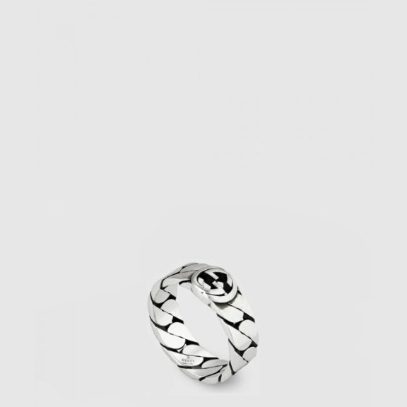 Interlocking G Wide Ring 661513