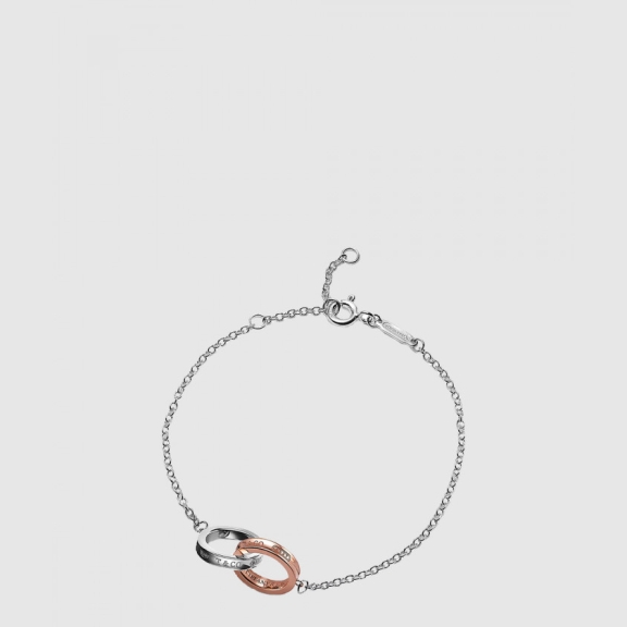 Interlocking Circle Chain Bracelet